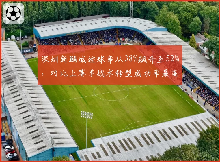 深圳新鹏城控球率从38%飙升至52%，对比上赛季战术转型成功率最高