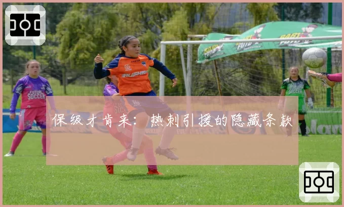 保级才肯来：热刺引援的隐藏条款